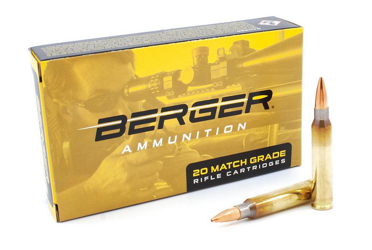 Berger 23020 Match Grade Ammo 223 Remington 73 Gr Target HPBT Box 20