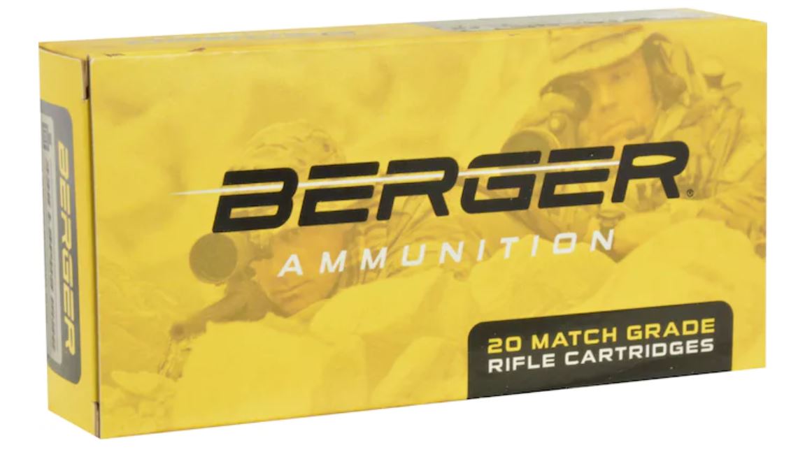 Berger 60010 Match Ammo 308 Winchester 175 Gr OTM Tactical Box of 20