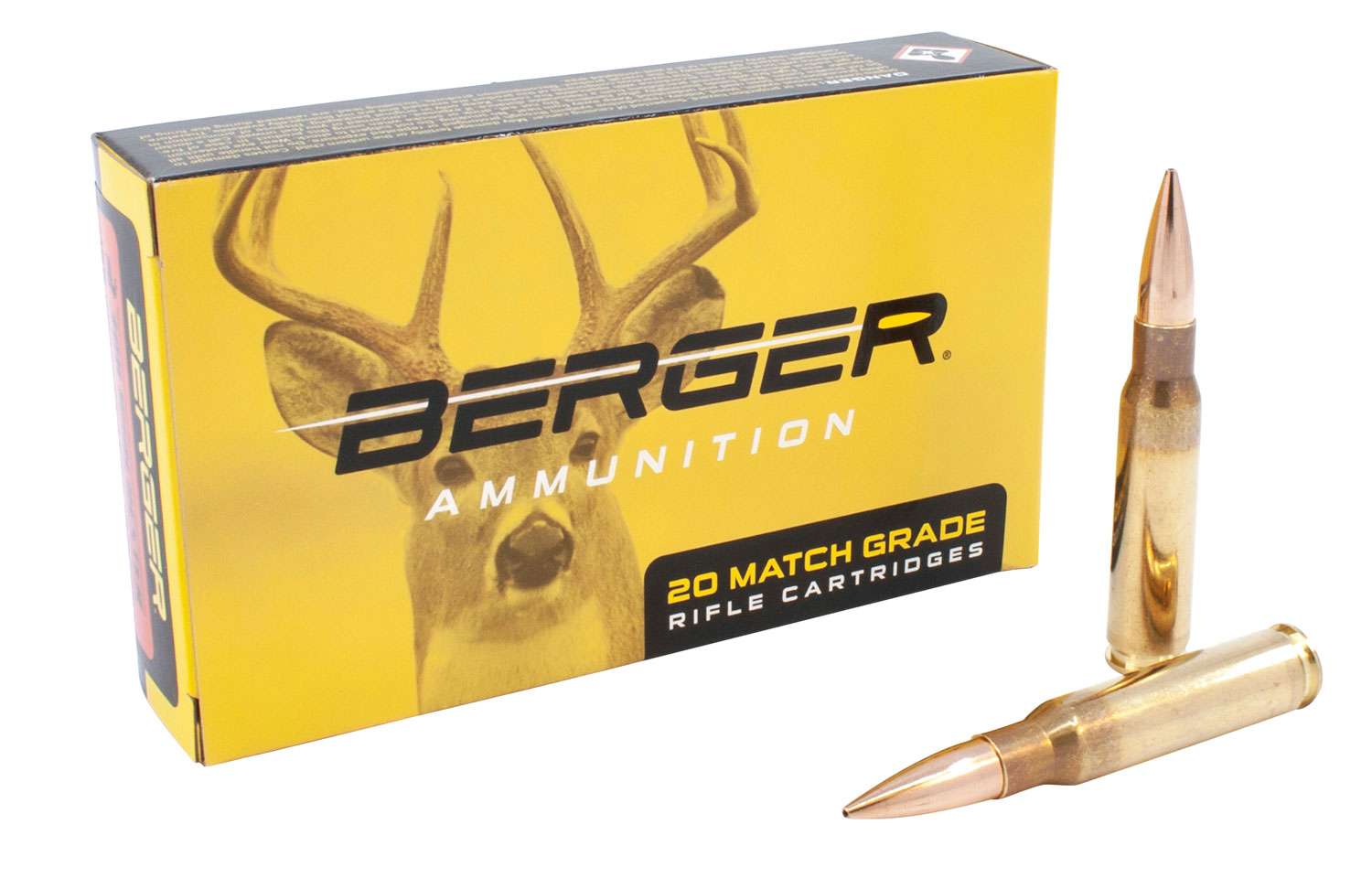 Berger 60040 Match Ammo 308 Winchester 168 Gr Classic Hunter Box of 20