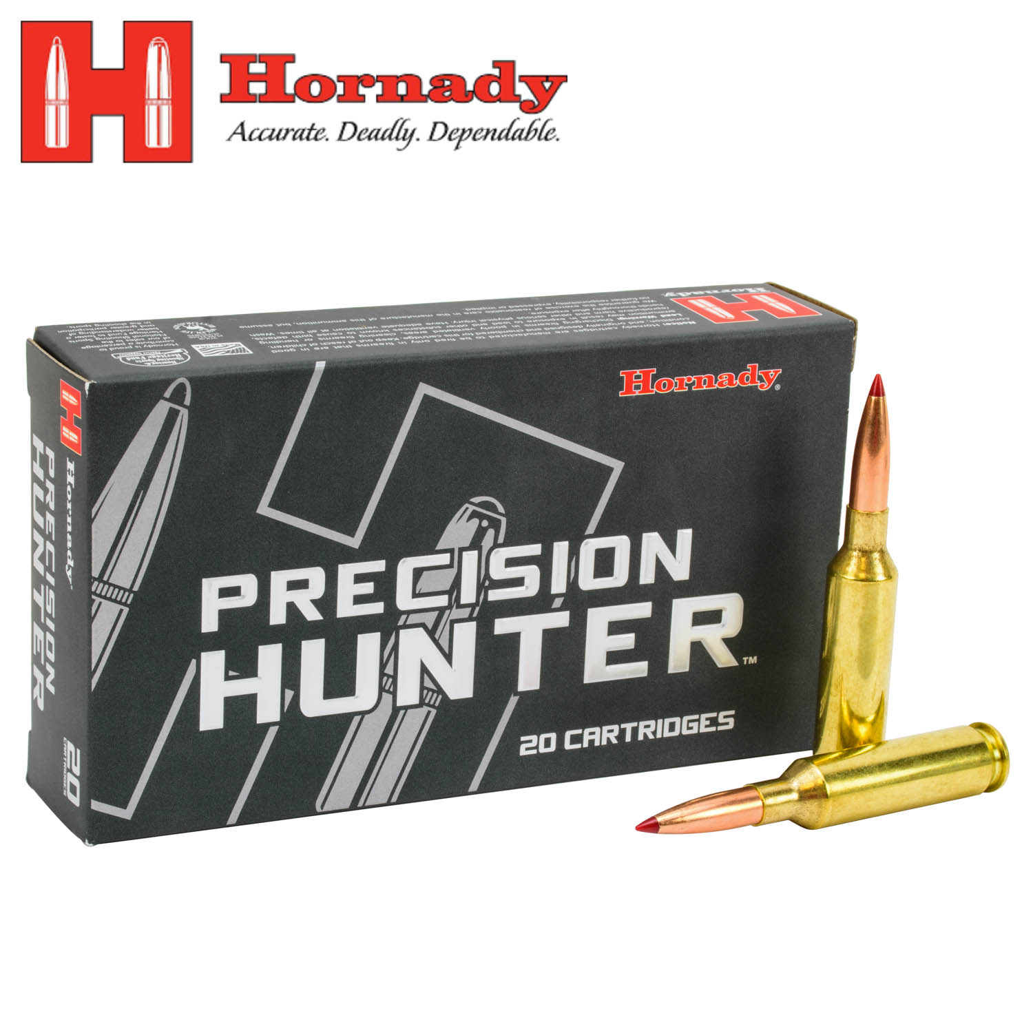 Hornady 81392 Precision Hunter Ammo 6mm Creedmoor 103 Grain ELD-X Box of 20