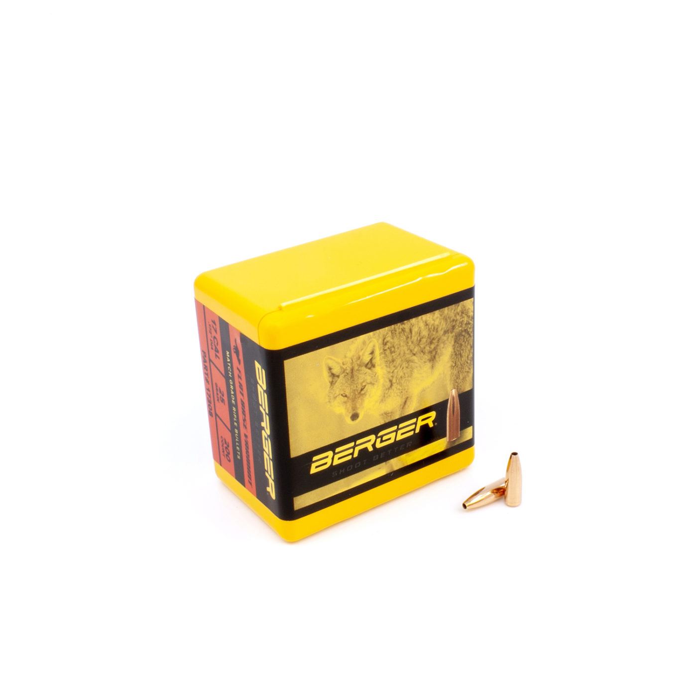 Berger 17308 Bullets 17 Ca; .172 Dia 25 Gr Varmint HPFT 200 Ct