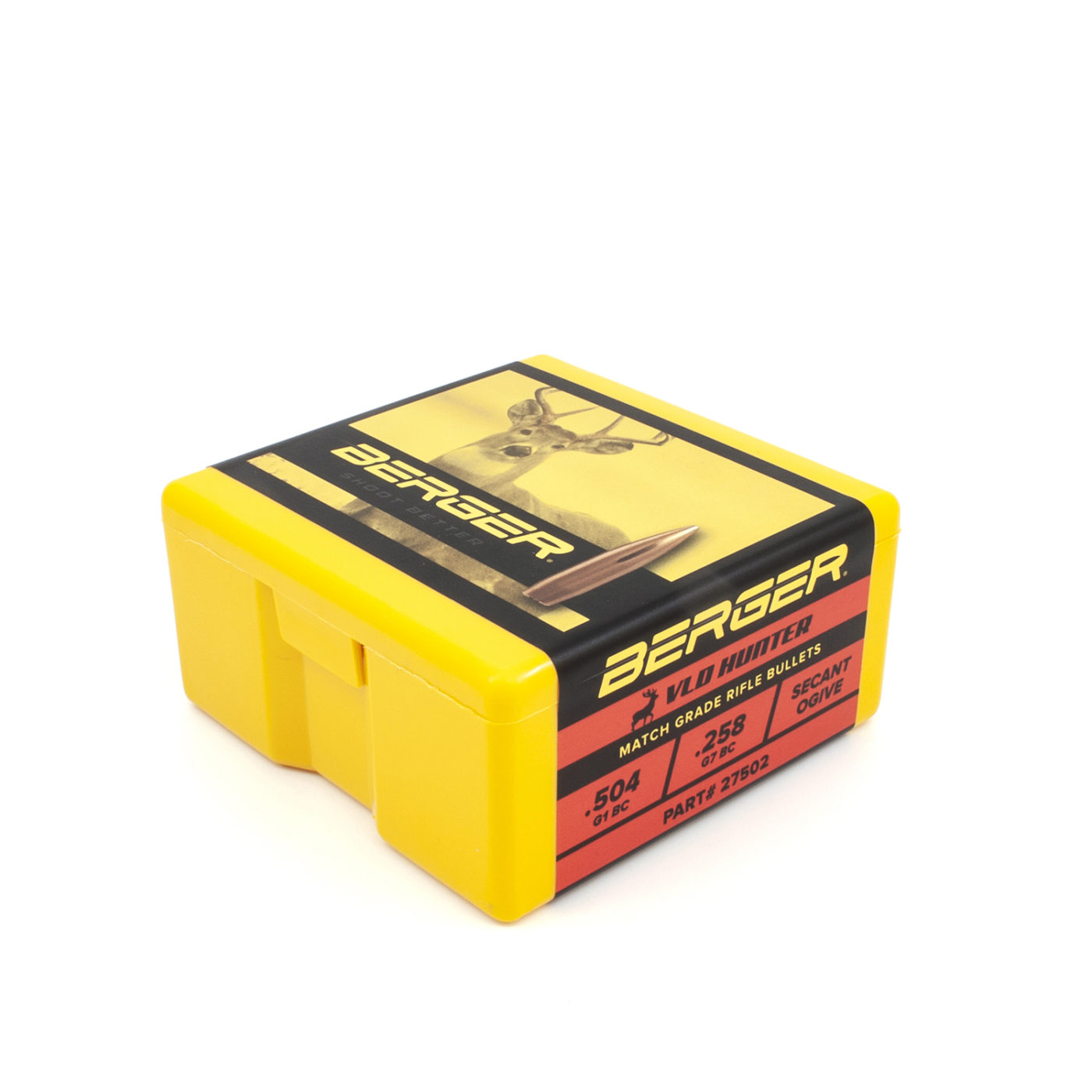 Berger 27502 Bullets 270 Cal .277 Dia 140 Gr VLD HPBT 100 Ct