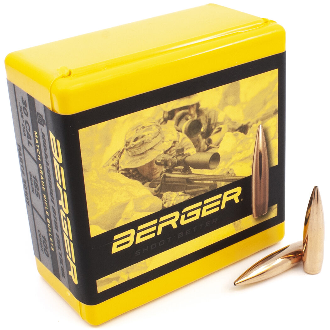 Berger 30107 Bullets 30 Cal  Dia 185 Gr OTM Tactical Open Tip 100 Ct-img-0