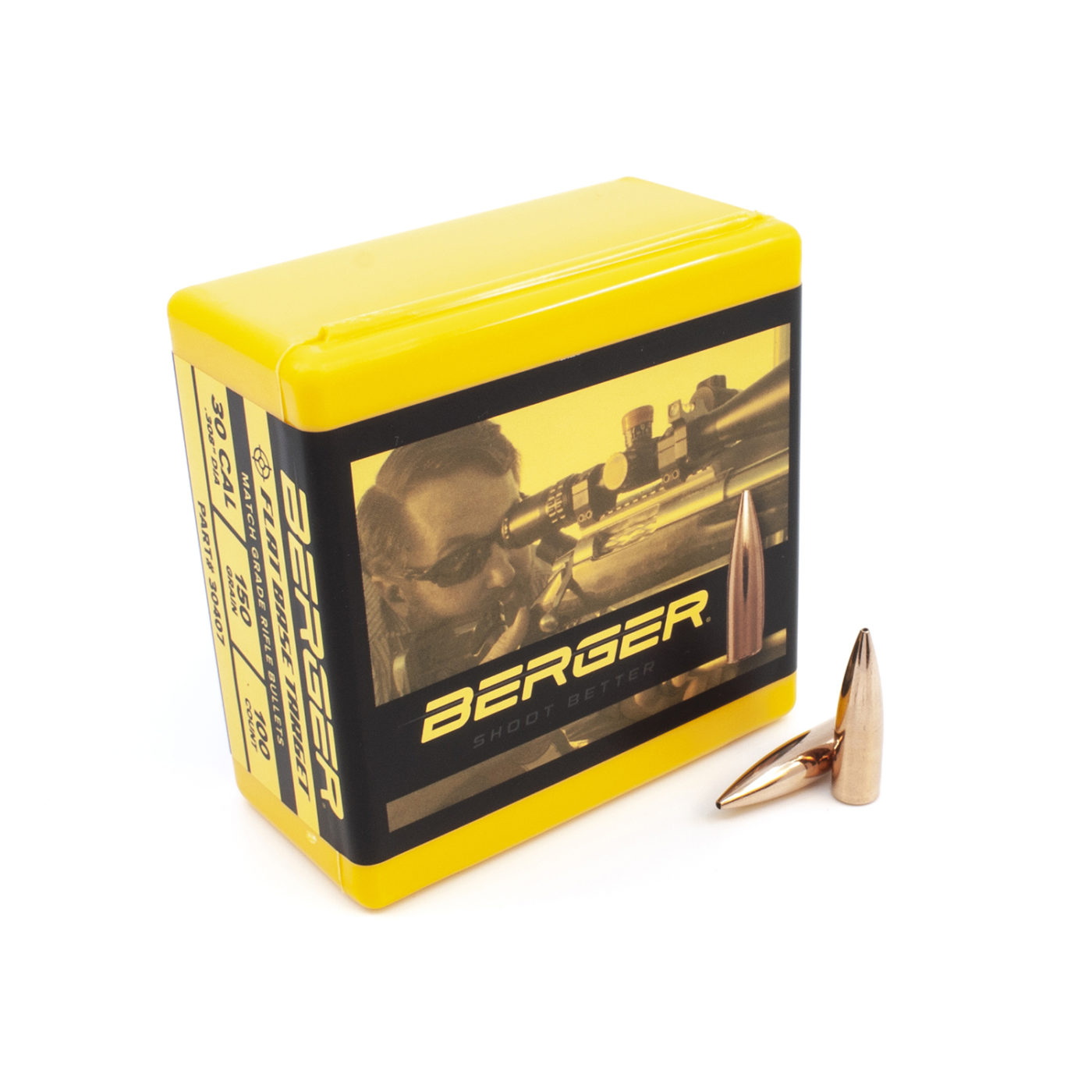 Berger 30407 Bullets 30 Cal .308 Dia 150 Gr Target HPFB 100 Ct