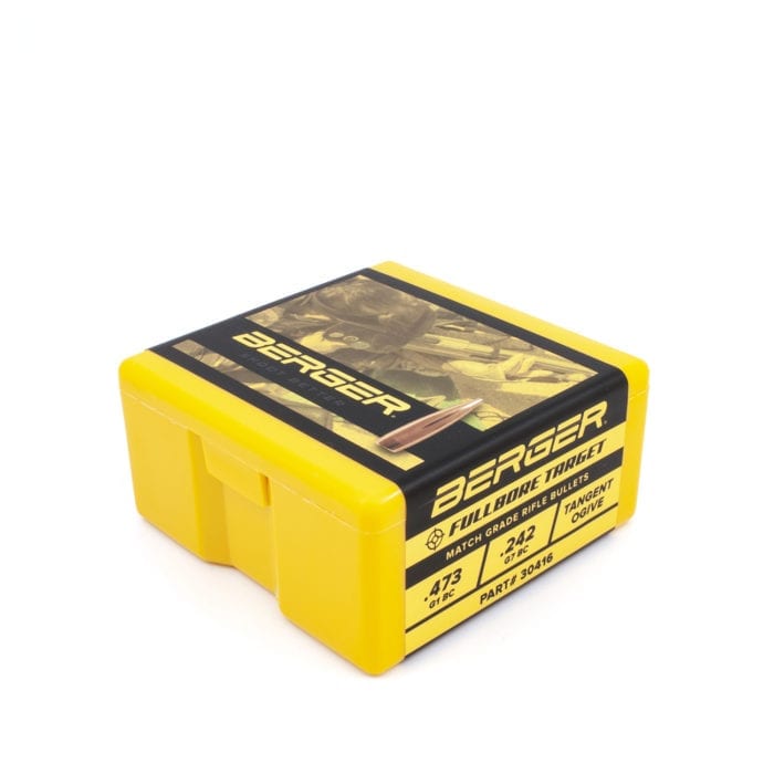 Berger 30416 Bullets 30 Cal .308 Dia 155.5 Gr Target Fullbore HPBT 100 Ct