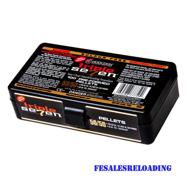 HODGDON TRIPLE 7 PELLET 50cal 50gr 100/BOX 12/CS