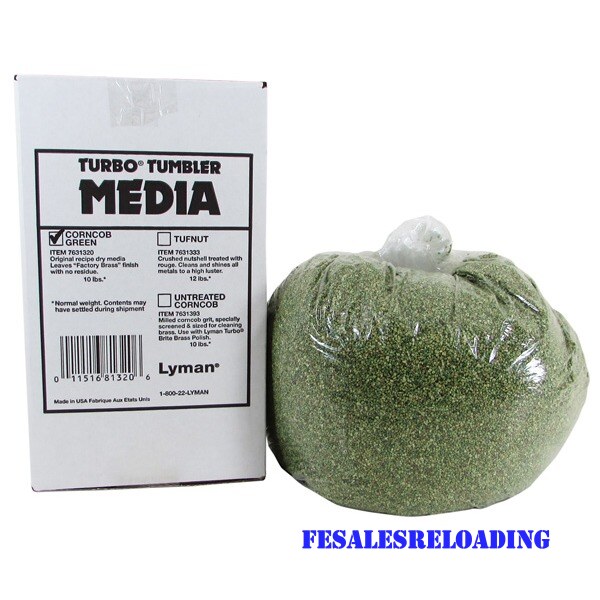Lyman Corn Cob Tumbler Media Treated 10 Pound