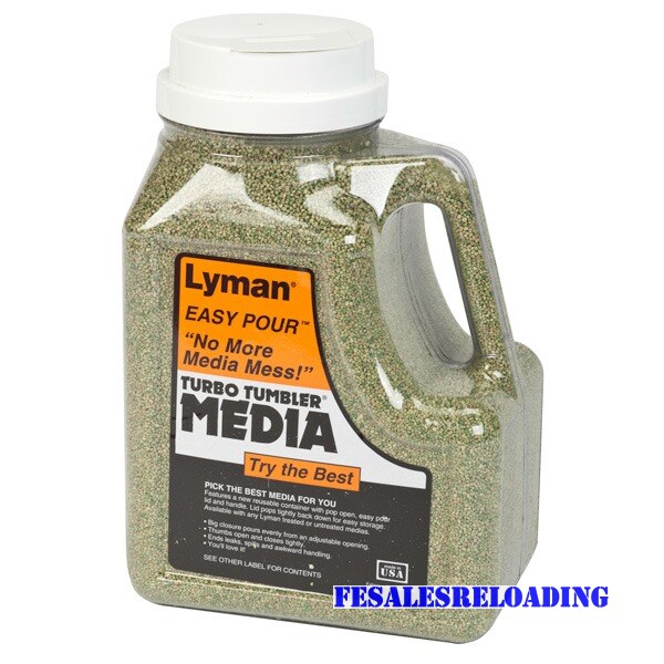 Lyman Easy Pour Corn Cob Tumbler Media Treated 4.5 Pound