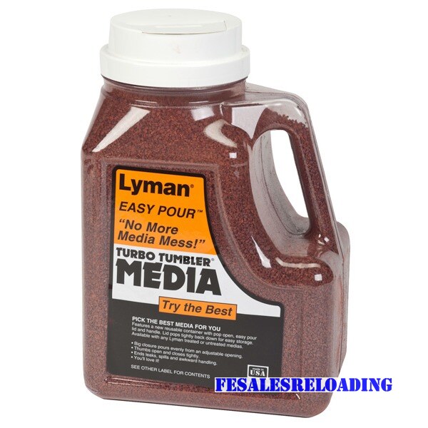 Lyman Easy Pour Tufnut Tumbler Media Treated 5.75 Pound