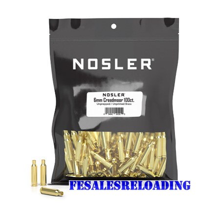 NOSLER BRASS 22 HORNET UNPRIMED BULK 250/BAG