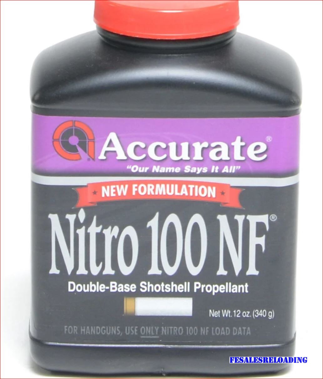 Accurate Nitro 100 NF Smokeless Gun Powder 12 oz