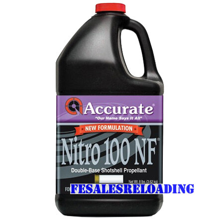 Accurate Nitro 100 NF Smokeless Gun Powder 4 lb