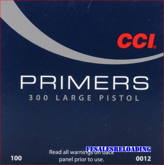CCI 300 Large Pistol Primers Box of 100 (1 Tray of 100)
