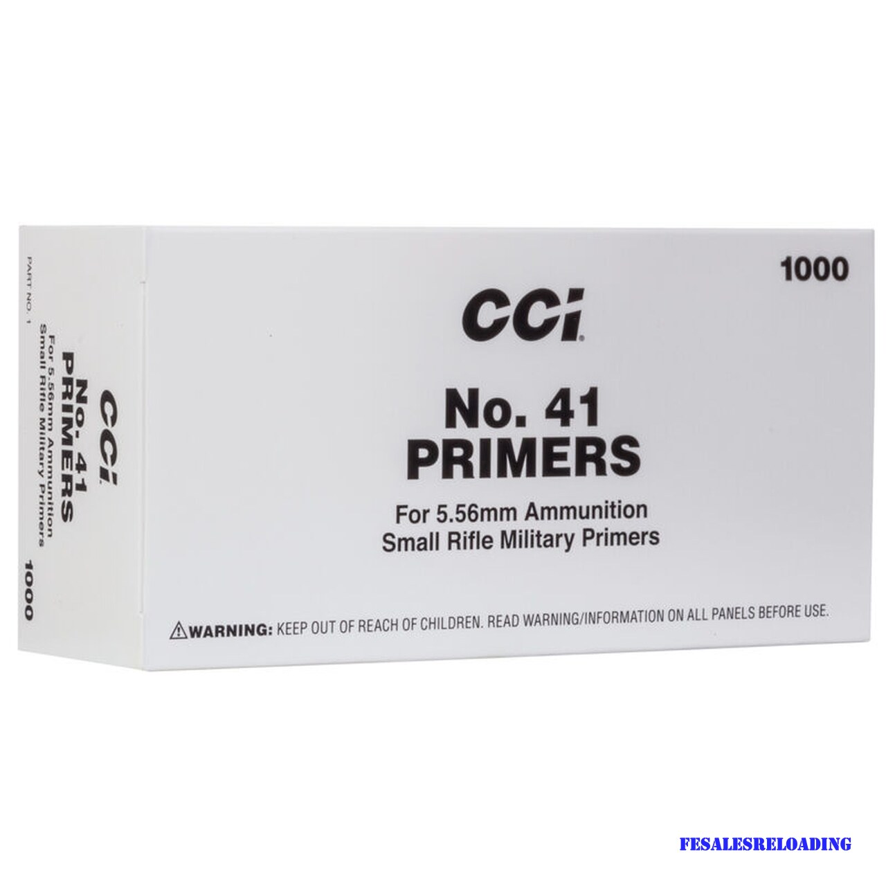 CCI 41 Small Rifle Primers Brick 1000 (10 Trays of 100) #41