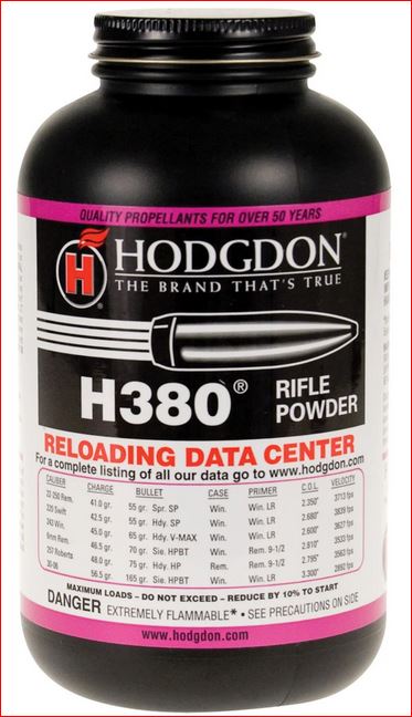 Hodgdon H-380 Smokeless Gun Powder 1 lb H380 H 380-img-0
