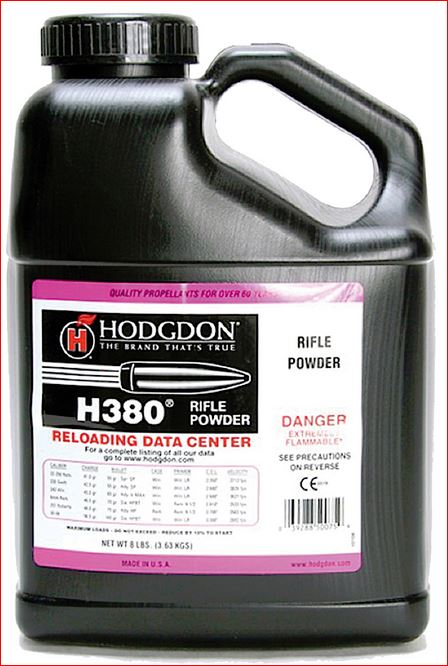 Hodgdon H-380 Smokeless Gun Powder 8 lb H380 H 380-img-0