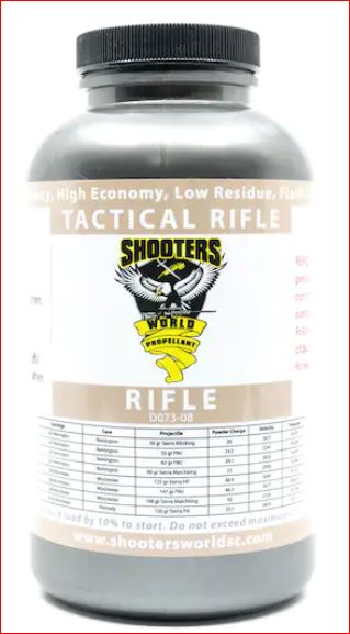 Shooters World Tactical Rifle D073-08 Smokeless Gun Powder 1 lb-img-0