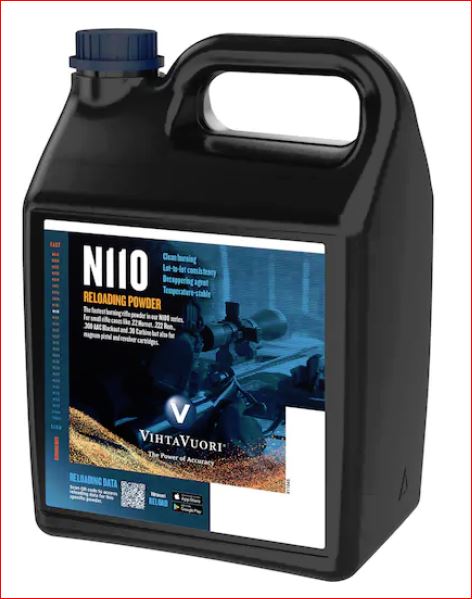 Vihtavuori N110 Smokeless Gun Powder 8 lb Similar Hodgdon - Reloading Supplies at GunBroker.com : 901266736