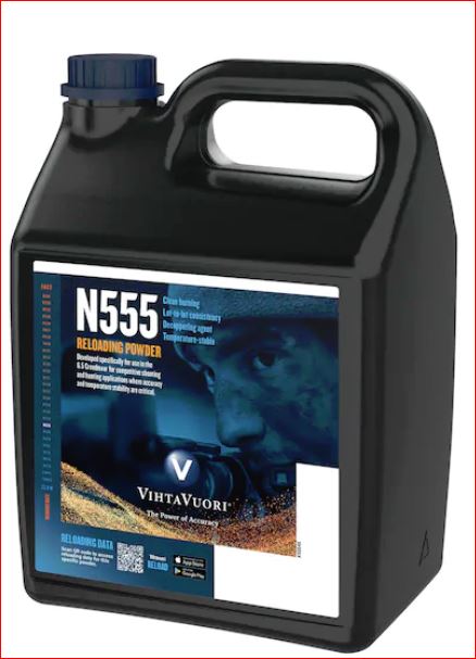 Vihtavuori N555 Smokeless Gun Powder 8 lb Similar Hodgdon - Reloading  Supplies at GunBroker.com : 905942221