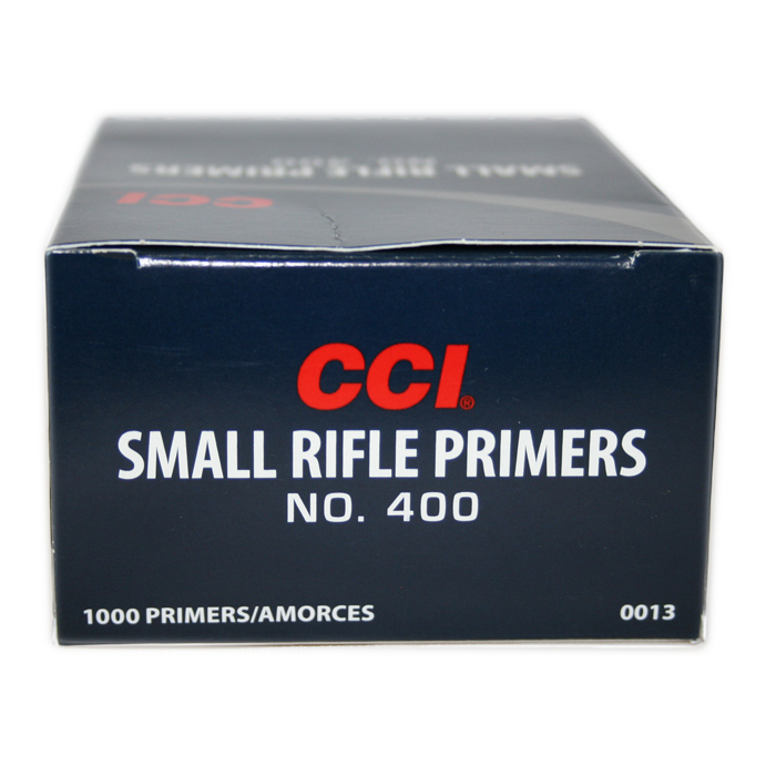 CCI 400 Small Rifle Primers Brick 1000 (10 Trays of 100) #400-img-0