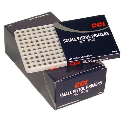 CCI 500 Small Pistol Primers Brick of 1000 (10 Trays of 100) #500-img-0
