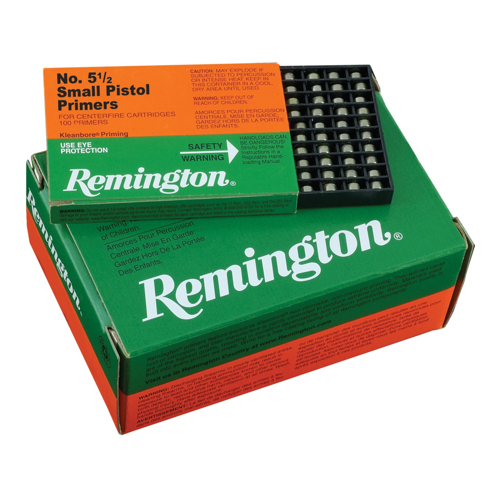 Remington 5-1/2 Small Pistol Magnum Primers Brick of 1000-img-0