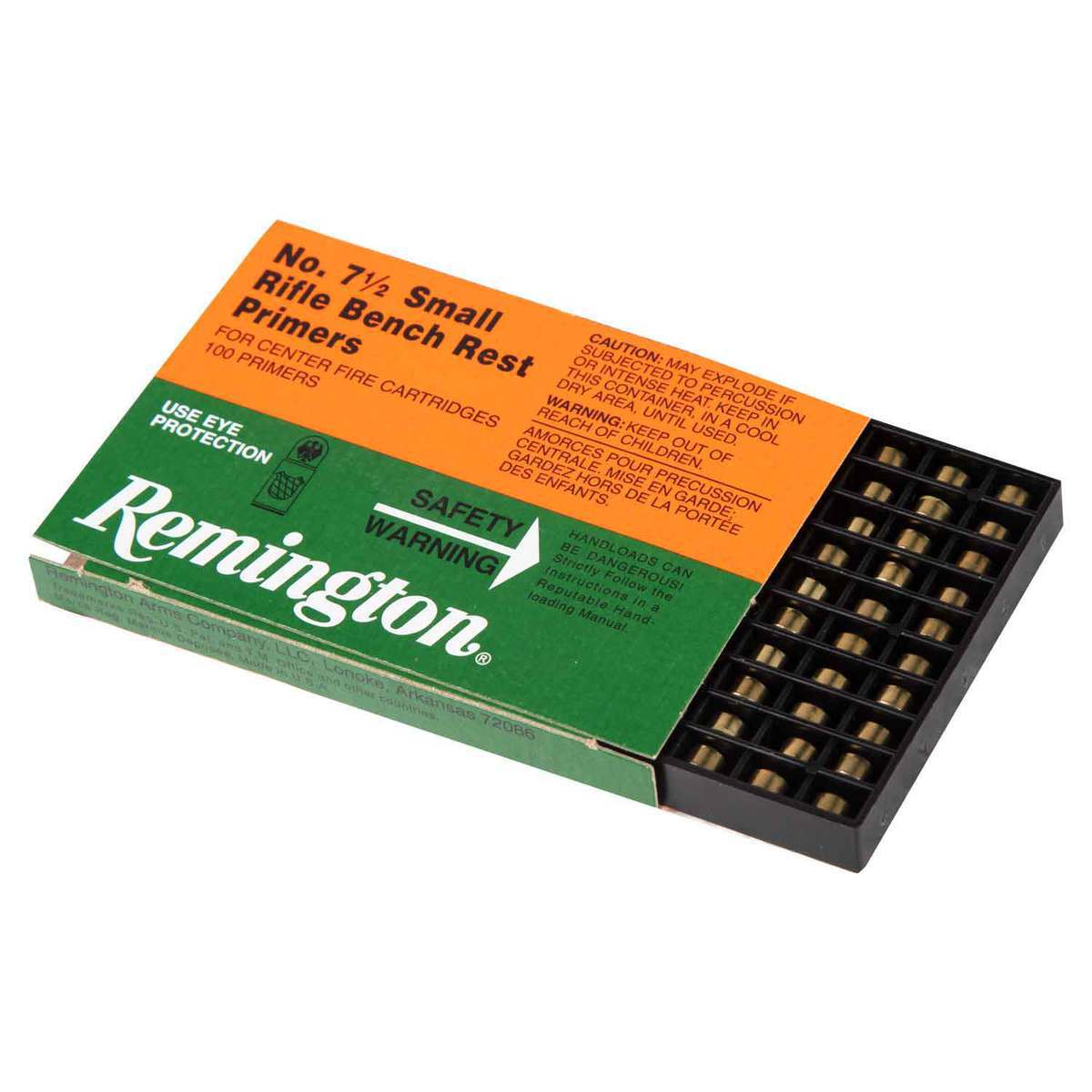 Remington 7-1/2 Small Rifle Bench Rest Primers (1 Tray of 100)-img-0