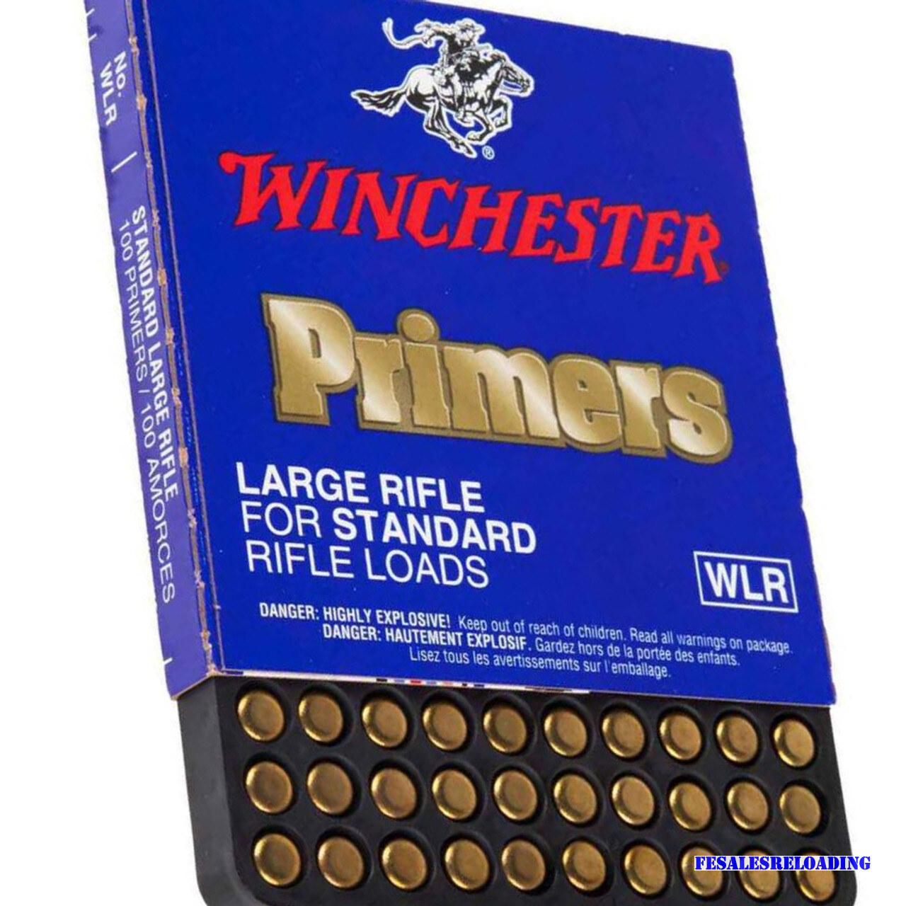 Winchester #8-1/2 Large Rifle Primers 1 Tray of 100 8-1/2